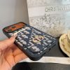DIOR CDロゴケース グレーブルー
