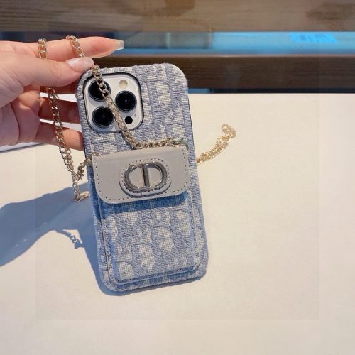 13434316532570579 DIOR チェーンミニケース ブラックホワイト