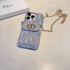 DIOR チェーンミニケース ブラックホワイト