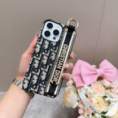 13434316687282832 DIOR ストラップケース ブラックホワイト