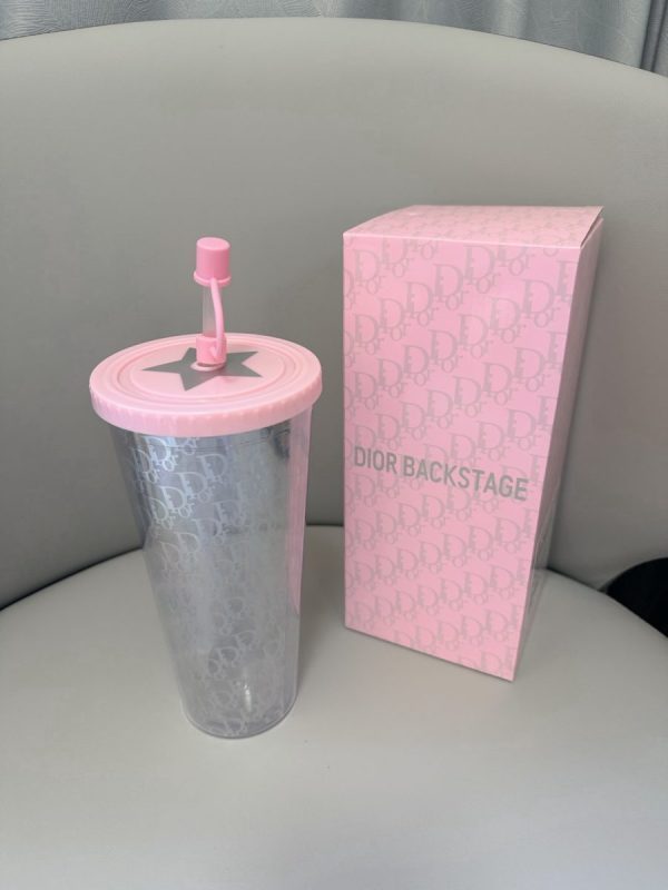 DIOR ストロータンブラー シルバーピンク
