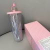 DIOR ストロータンブラー シルバーピンク