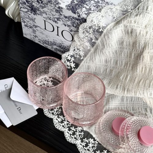 DIOR グラスセット ピンク