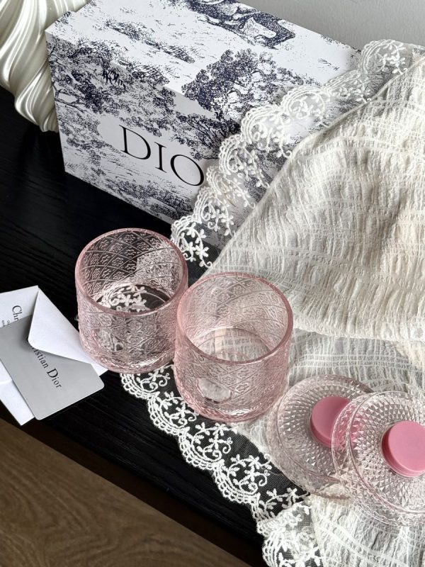 DIOR グラスセット ピンク
