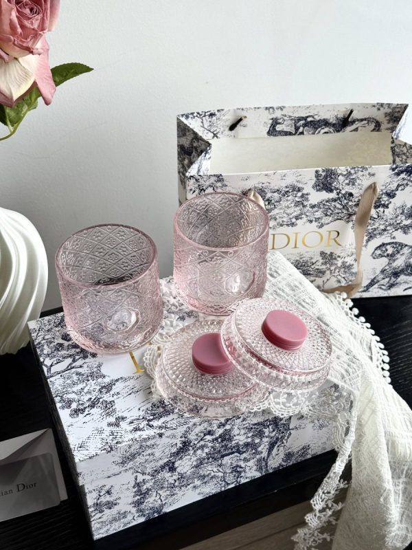 DIOR グラスセット ピンク