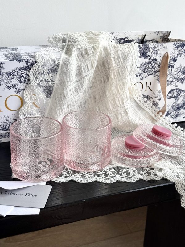 DIOR グラスセット ピンク