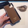 13434372783332090 CHANEL チェーン付きスマホケース ブラック