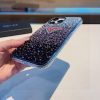 PRADA ストーン付きスマホケース グラデーションピンク