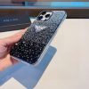 PRADA ストーン付きスマホケース グラデーションブラック
