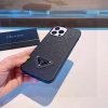 PRADA ヌメ革スマホケース ブラック