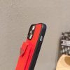 PRADA ヌメ革スマホケース レッド