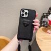 PRADA 三角ロゴカードポケットケース ブラック