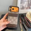 GUCCI GG柄カードケース カーキ