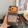 GUCCI GG柄カードケース カーキ