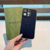 GUCCI エンボススマホケース ブラック