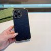 GUCCI エンボススマホケース ブラック