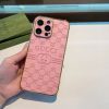 GUCCI エンボススマホケース ピンク