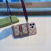 GUCCI GG柄カードケース ブラウン