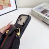 GUCCI エンボスウォレットケース オレンジ