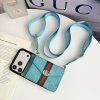 GUCCI エンボスカードケース オレンジ