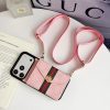 GUCCI エンボスカードケース オレンジ