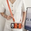 GUCCI エンボスカードケース オレンジ
