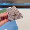 GUCCI GG柄スマホケース ブラウン