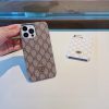 GUCCI GG柄スマホケース ブラウン