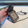 GUCCI GG柄チェーンケース ベージュ