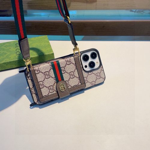 13434382980599349 GUCCI GG柄チェーンケース ベージュ