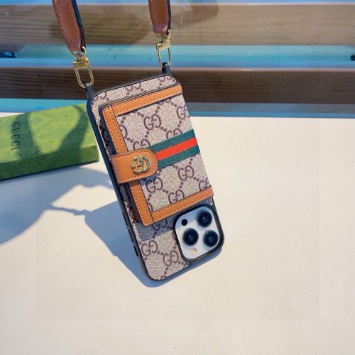 13434382995012342 GUCCI GG柄チェーンケース ベージュ