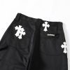 CHROME HEARTS クロスデニムパンツ ブラックホワイトブルー