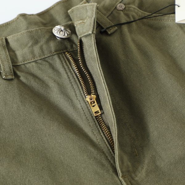 CHROME HEARTS クロスデニムパンツ カーキ