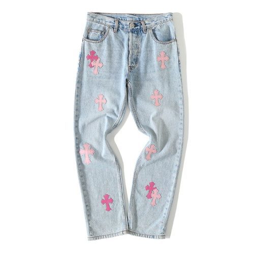 CHROME HEARTS デニムパンツ ライトブルー