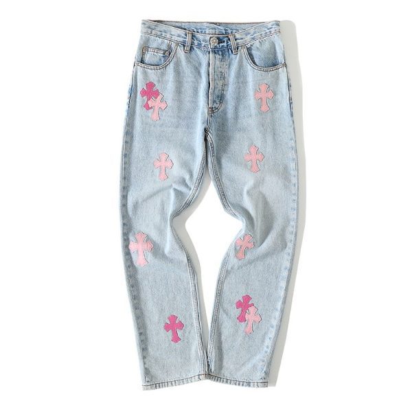 CHROME HEARTS デニムパンツ ライトブルー