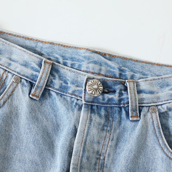 CHROME HEARTS デニムパンツ ライトブルー