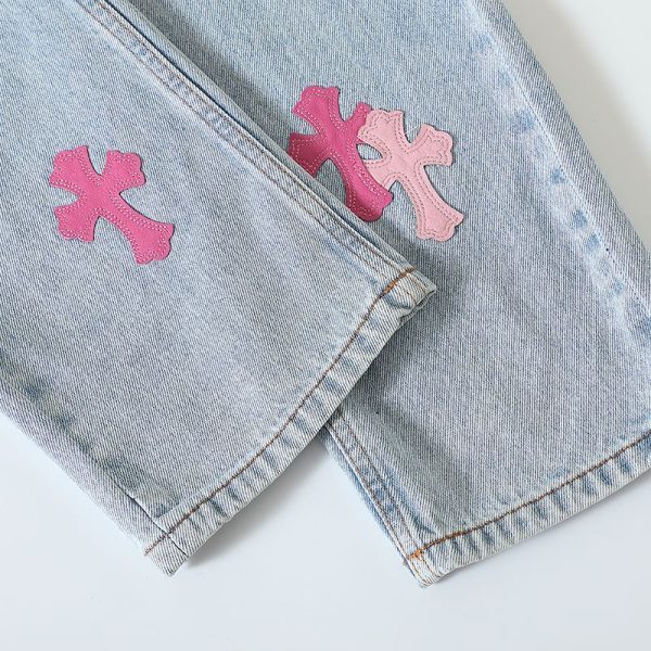 CHROME HEARTS デニムパンツ ライトブルー