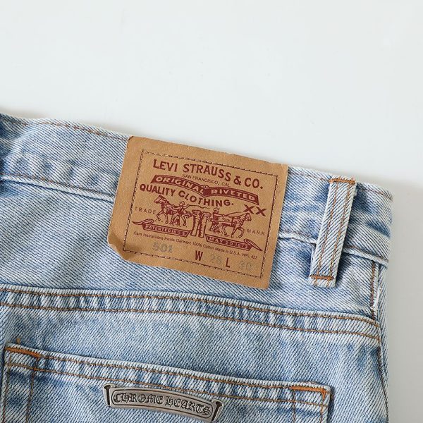 CHROME HEARTS デニムパンツ ライトブルー