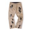 CHROME HEARTS クロスデニムパンツ カーキ