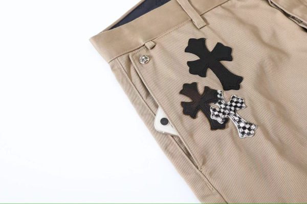 CHROME HEARTS クロスデニムパンツ カーキ