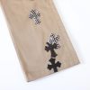 CHROME HEARTS クロスデニムパンツ カーキ