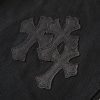 13434572979298682 CHROME HEARTS クロスデニムカーゴパンツ ブラック