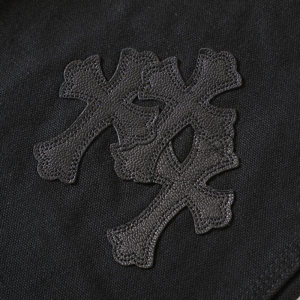 13434572979298682 CHROME HEARTS クロスデニムカーゴパンツ ブラック