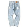 CHROME HEARTS クロスデニムパンツ デニムブルー