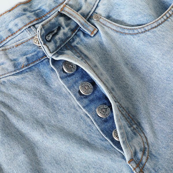 CHROME HEARTS クロスデニムパンツ デニムブルー