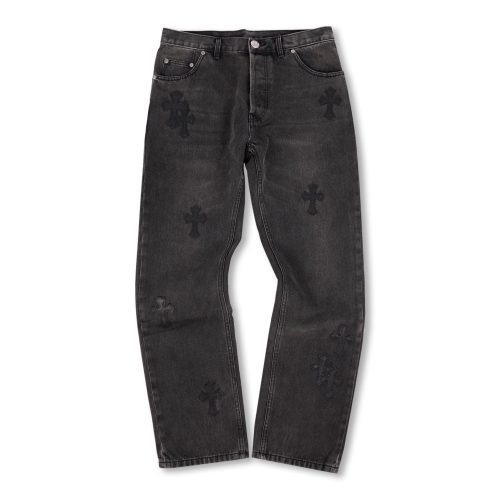 CHROME HEARTS クロスデニムパンツ ブラック