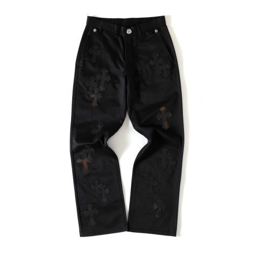 13434573128188724 CHROME HEARTS クロスデニムパンツ ブラック