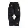 13434573148390623 CHROME HEARTS クロスデニムカーゴパンツ ブラック