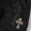 13434573159681089 CHROME HEARTS クロスデニムカーゴパンツ ブラック