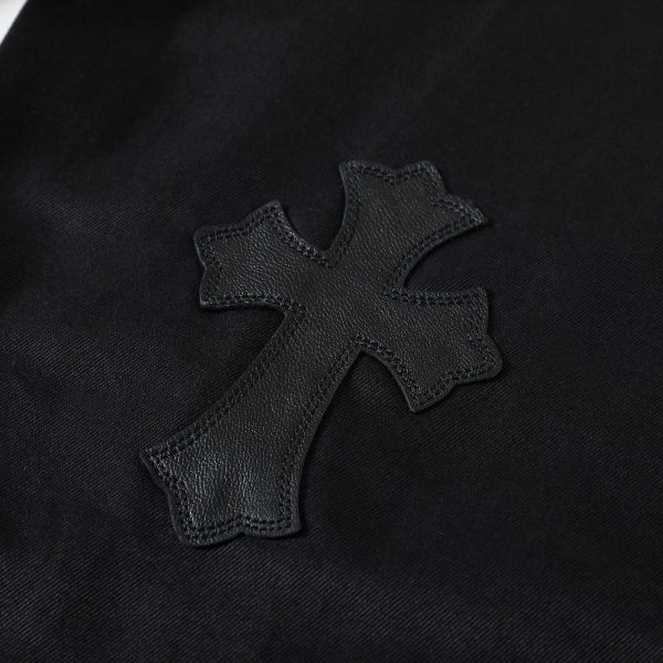 13434573161570208 CHROME HEARTS クロスデニムカーゴパンツ ブラック